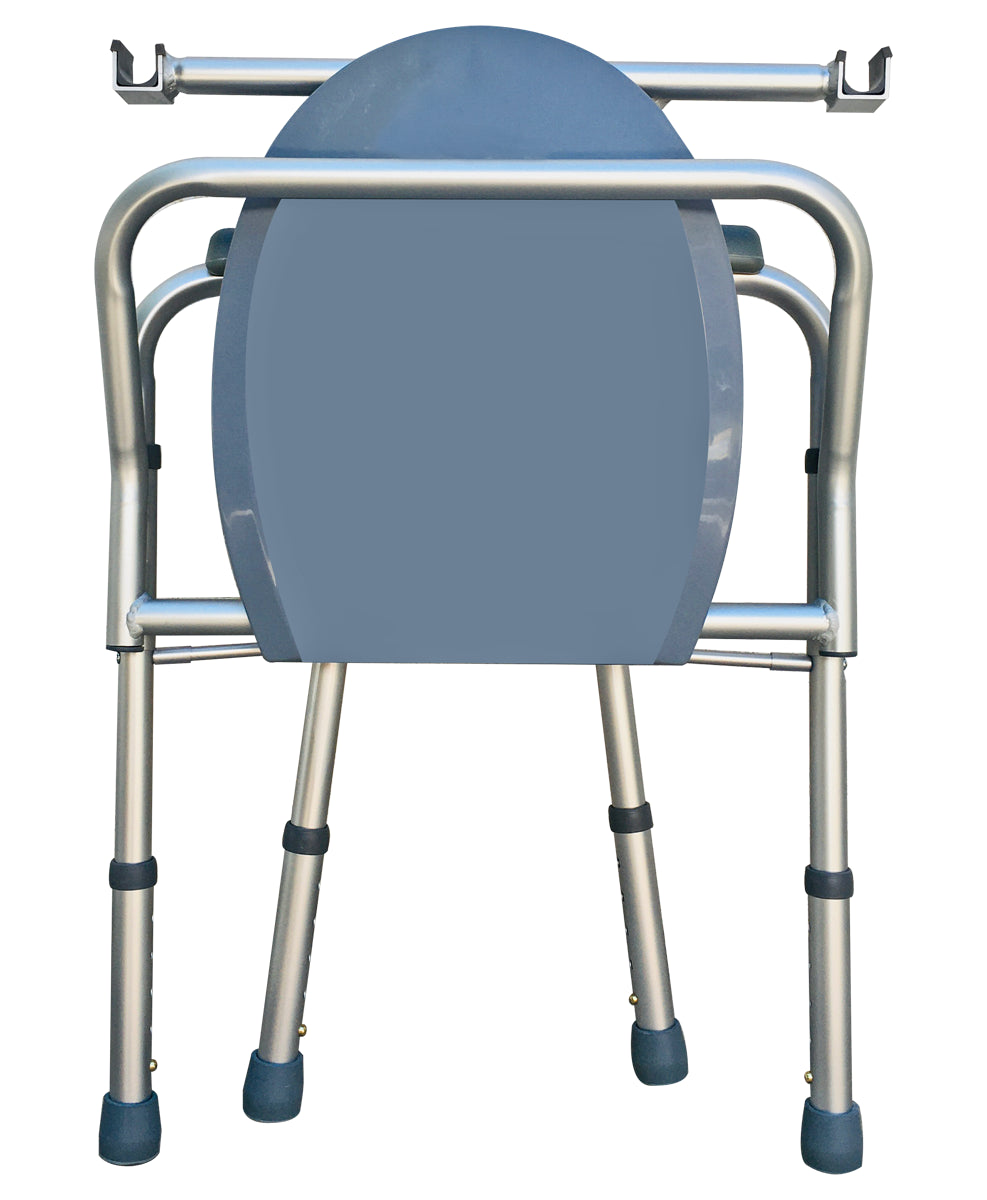 Silla De Baño Wc Cómodo Plegadizo De Aluminio MOD. GT7003