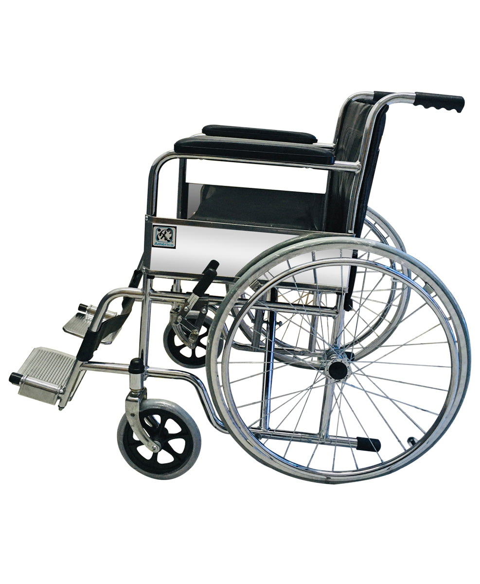 Silla de ruedas cromada MOD. 2001R