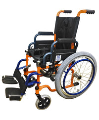 Silla de ruedas infantil multicolor con rodado todo terreno MOD. 4007RFQN