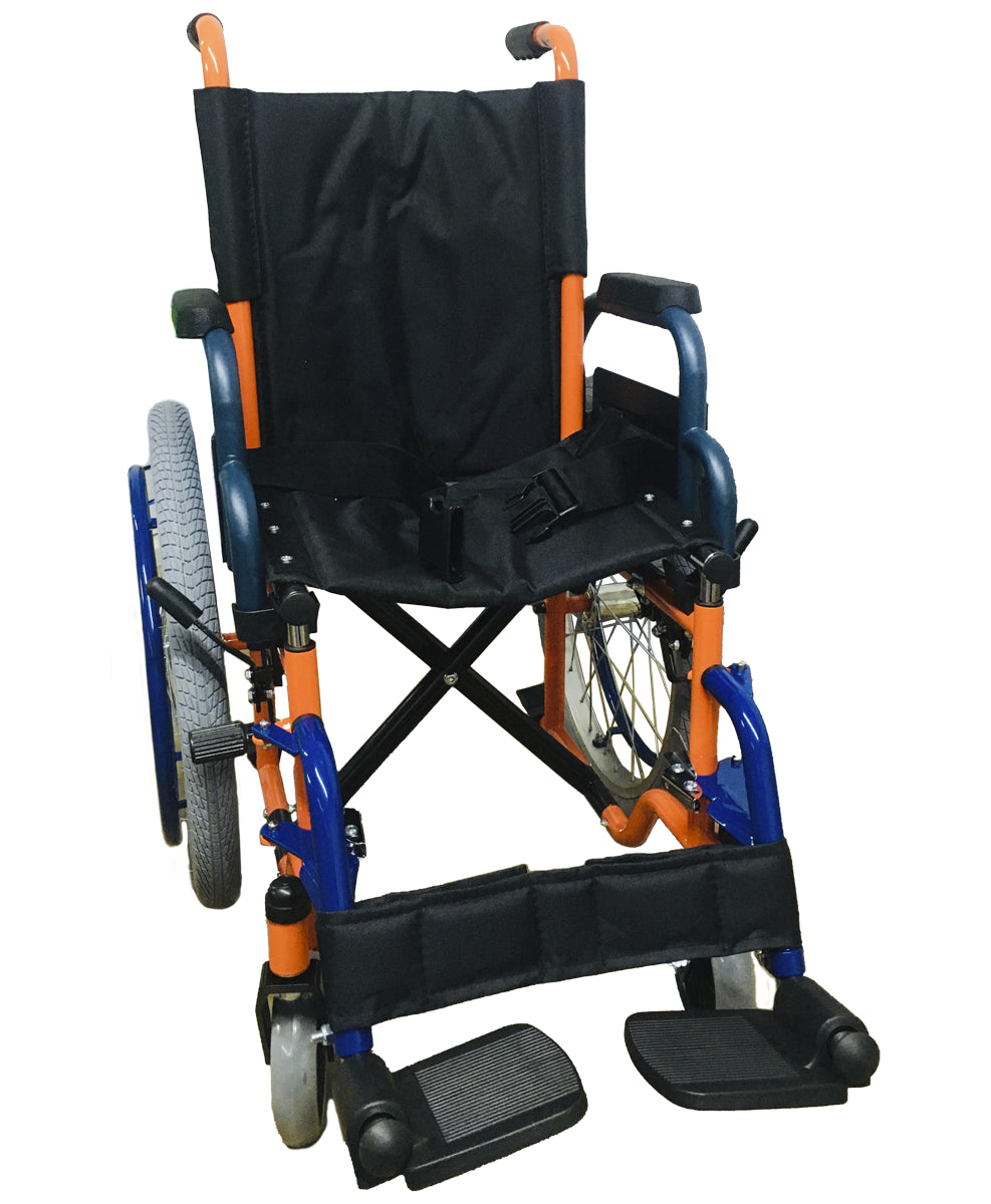 Silla de ruedas infantil multicolor con rodado todo terreno MOD. 4007RFQN