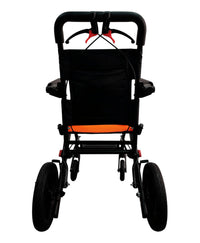 Silla de traslado de viaje ultra compacta negro con naranja MOD. 1057P