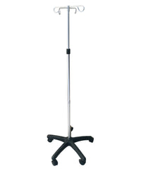 Tripie Porta Suero Venoclisis Iv Pole Con Ruedas Estrella MOD. 9103D