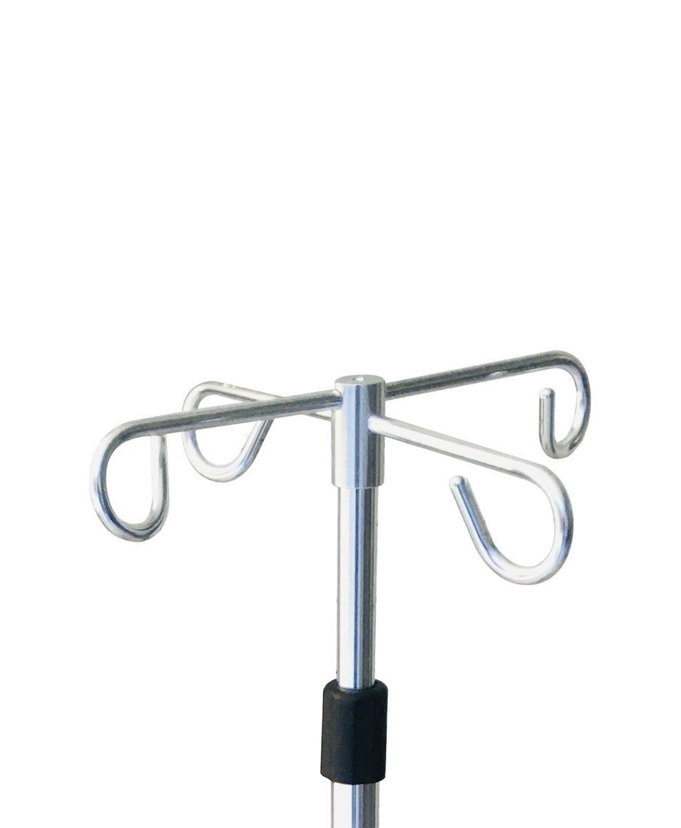 Tripie Porta Suero Venoclisis Iv Pole Con Ruedas Estrella MOD. 9103D