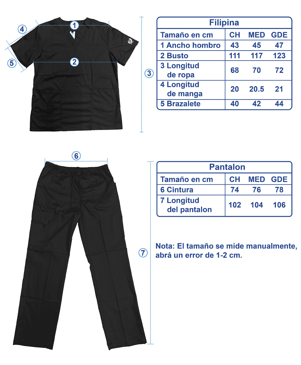 Uniforme conjunto medico quirurgico unisex adulto Bios