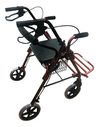 Andadera Silla Rollator 2en1 Asiento Y Reposapies