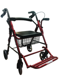 Andadera Silla Rollator 2en1 Asiento Y Reposapies