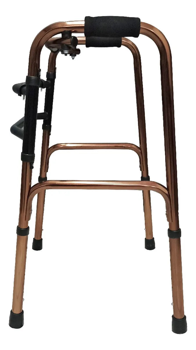 Andadera Caminable Plegable De Aluminio Bronce