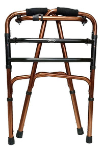 Andadera Caminable Plegable De Aluminio Bronce